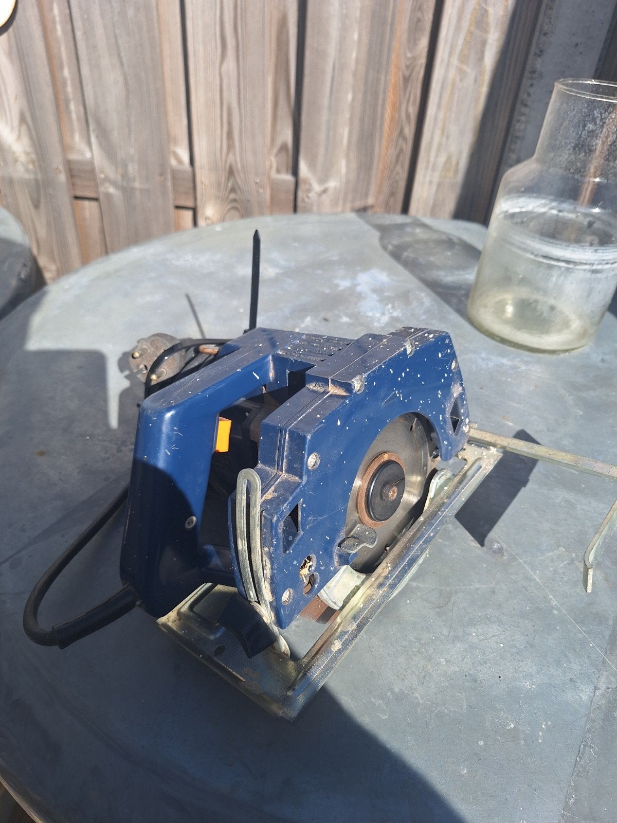 Nostalgie is te koop...Vendex (v&d)handcirkelzaag, Gebruikt, Cirkelzaag, Vendex, 70 mm of meer