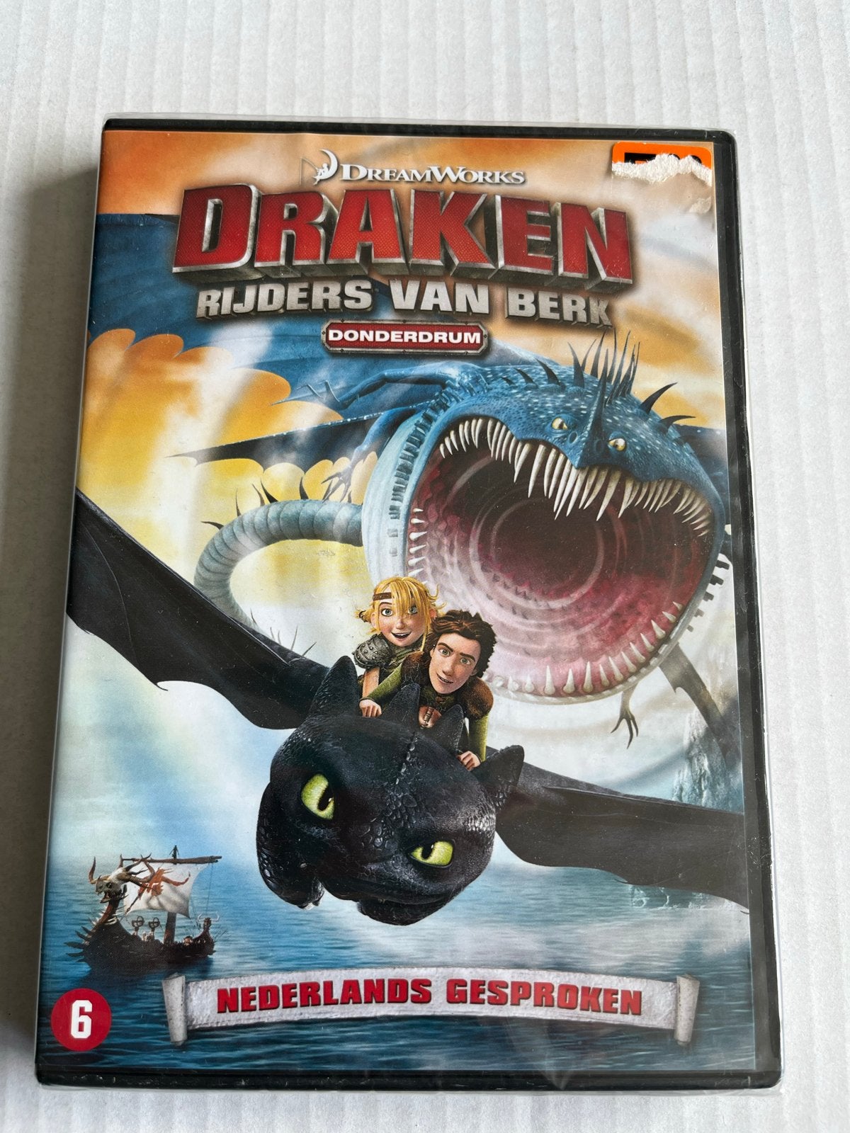 Draken: Rijders van Berk - Donderdrum DVD nieuw, Nederlands, Vanaf 6 jaar, Gebruikt, Bonusmateriaal