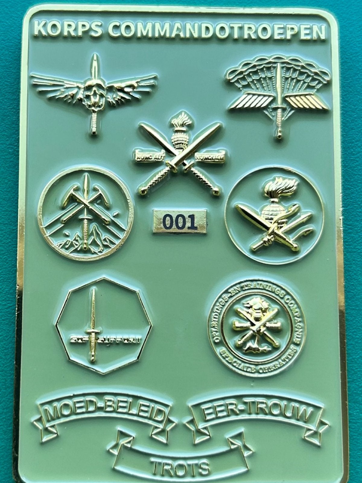 Coin Korps Commandotroepen compagnie coin 2026, Ophalen of Verzenden, Landmacht, Nederland, Embleem of Badge