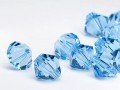 Partij swarovski kralen 36 stuks aquamarine 6mm, Ophalen of Verzenden, Nieuw, Kraal