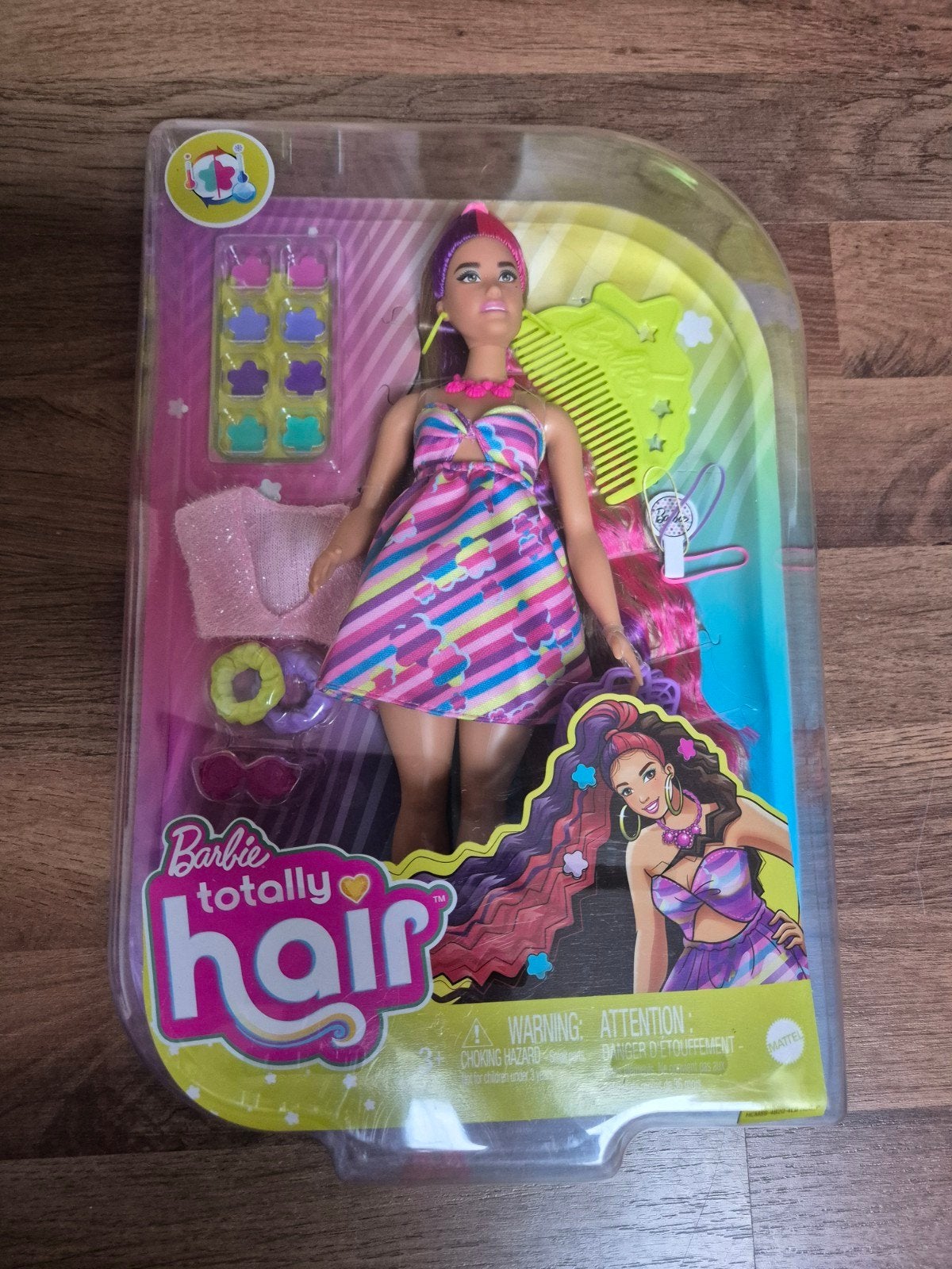 Barbie Totally Hair Pop met extra lang haar en accessoires, Ophalen of Verzenden, Nieuw, Barbie