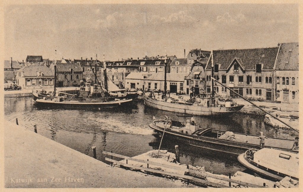 Katwijk aan Zee    Haven, Ophalen of Verzenden, 1920 tot 1940, Gelopen, Zuid-Holland