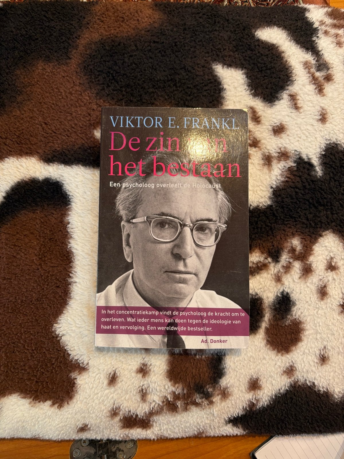 De zin van het bestaan - Viktor E. Frankl, Ophalen of Verzenden, Gelezen, Klinische psychologie