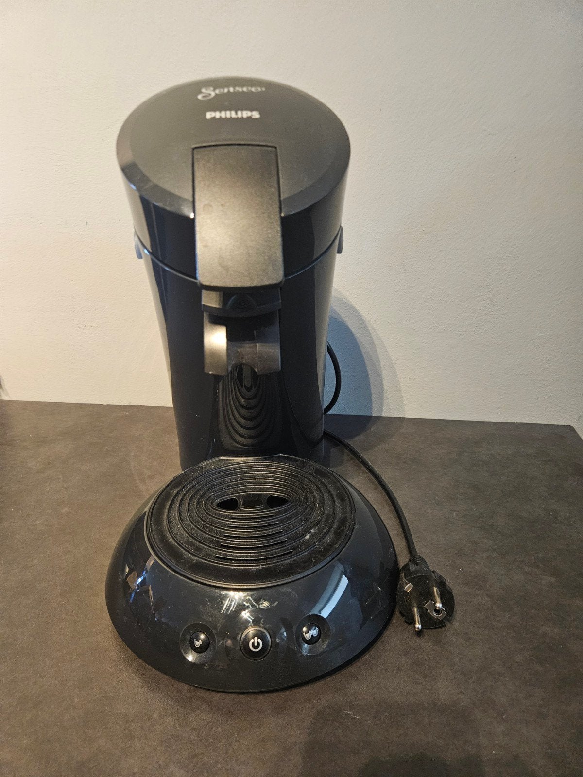 Philips Senseo Original koffiezetapparaat - Zwart, Gebruikt, Koffiemachine, Ophalen of Verzenden, 2 tot 4 kopjes