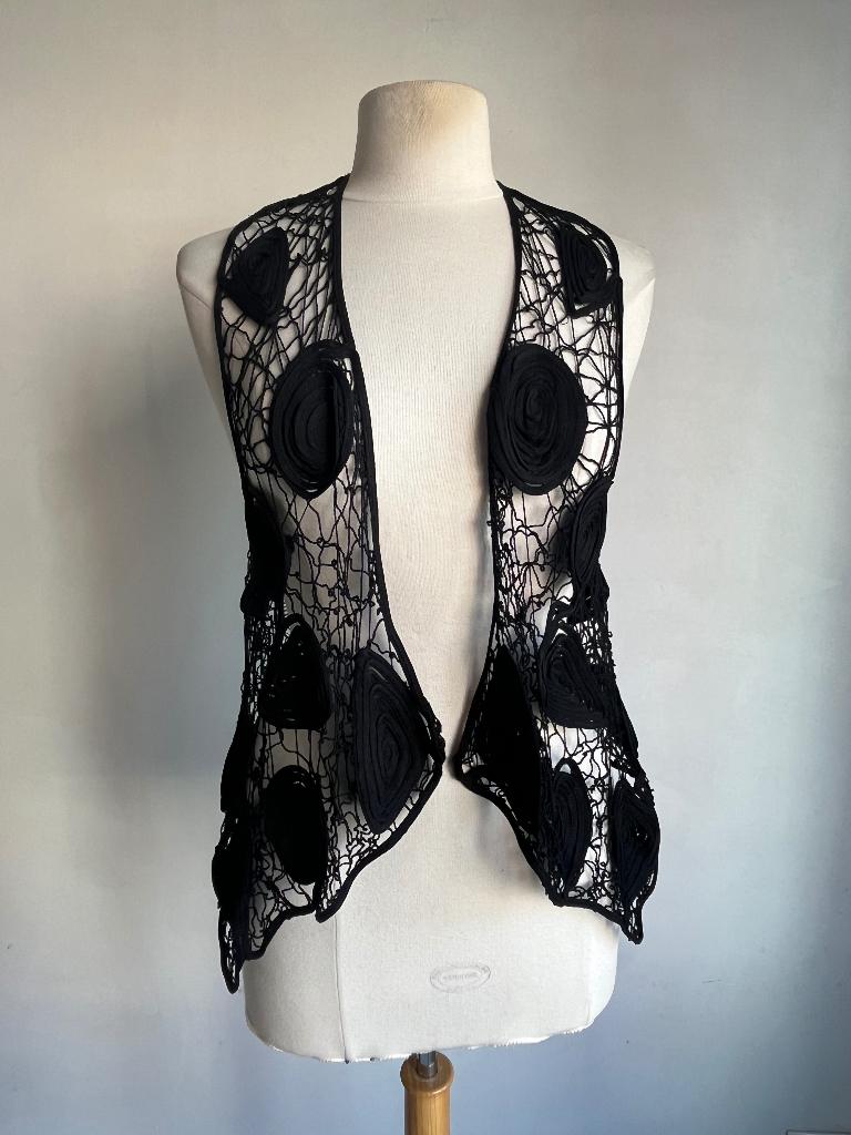 leuk gilet zwart oska, Kleding | Dames, Verzenden, Zwart, Maat 42/44 (L), Zo goed als nieuw