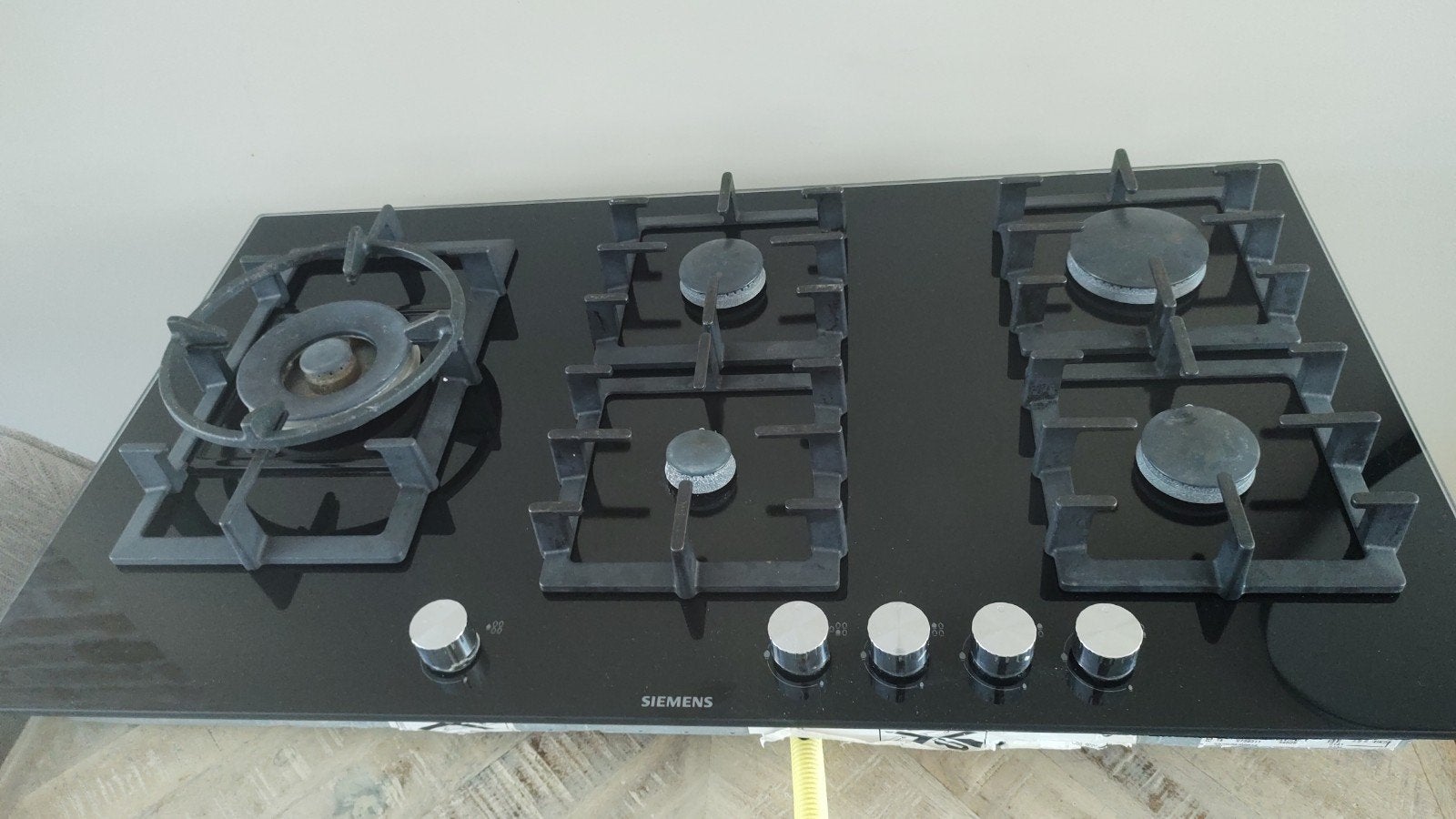 Siemens gaskookplaat inbouw 90cm, Ophalen, Gebruikt, Inbouw, Gas