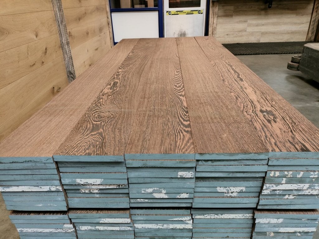 Wenge planken geschaafd en gedroogd 21x190 mm fijnhout, Nieuw, Plank