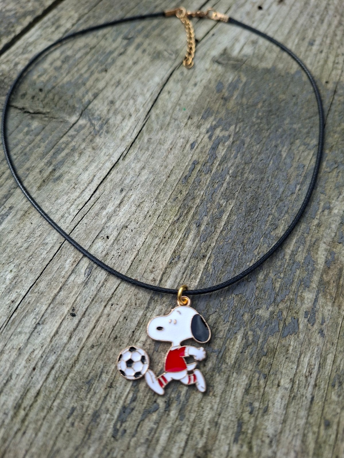 ketting met voetbal Snoopy, Ophalen of Verzenden, Nieuw, Overige materialen