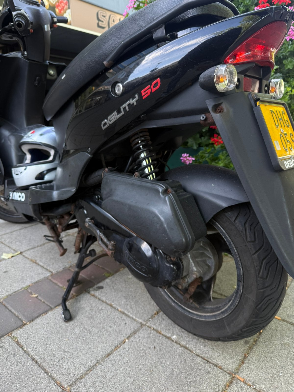 Kymco scooter met gele kenteken, Ophalen, Zo goed als nieuw, Benzine, Agility