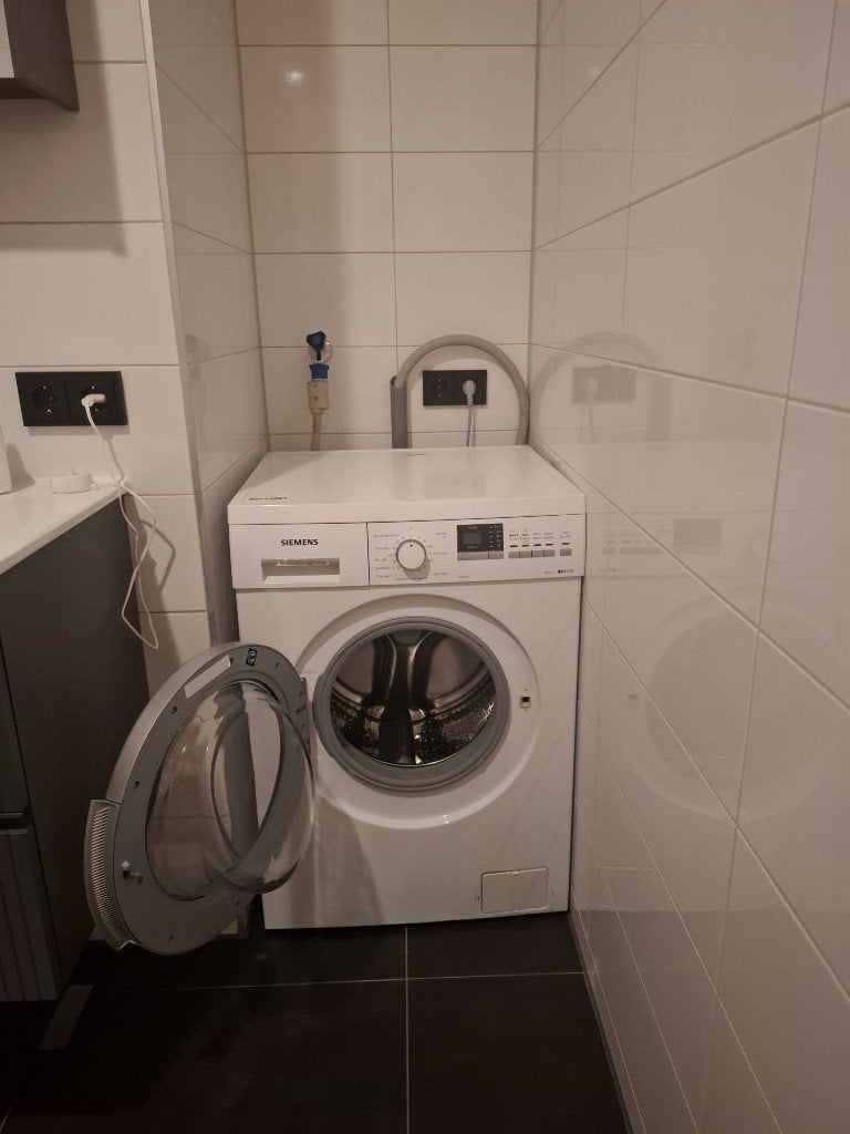 Wasmachine Siemens iQ 500, Ophalen, Gebruikt, 1200 tot 1600 toeren, 85 tot 90 cm