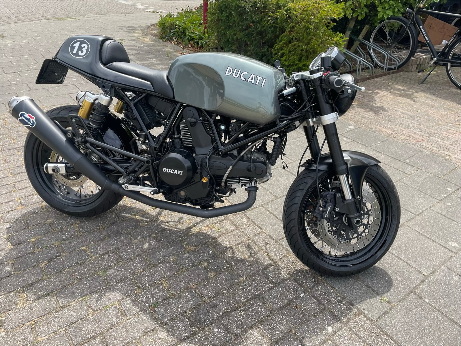 Unieke Custom Ducati GT1000 - Cafe Racer Stijl, Sportuitlaat, 2 cilinders, Motorrijbewijs A, Gebruikt