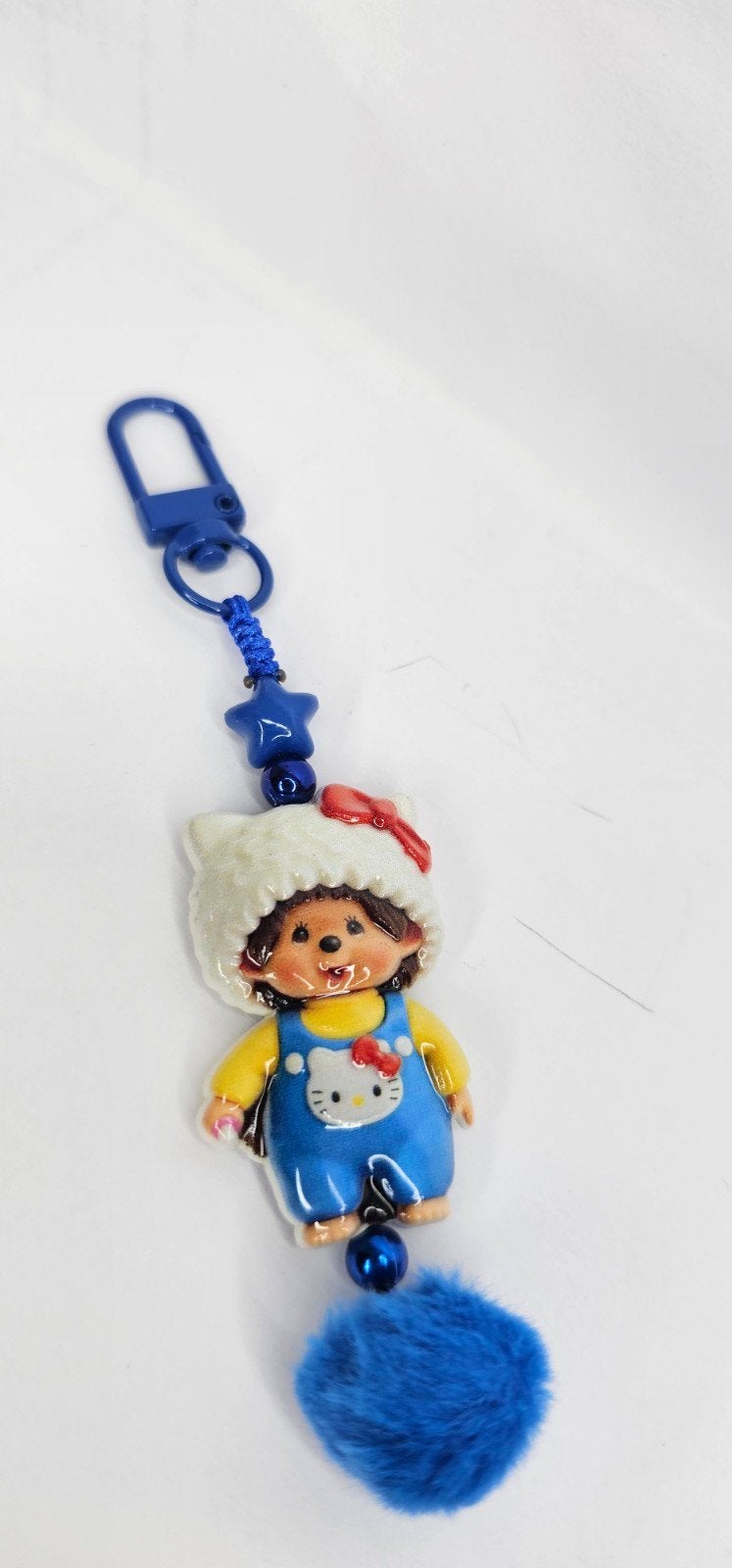 Leuke Hello Kitty Monchhichi sleutelhanger, Ophalen of Verzenden, Nieuw, Knuffel of Figuurtje