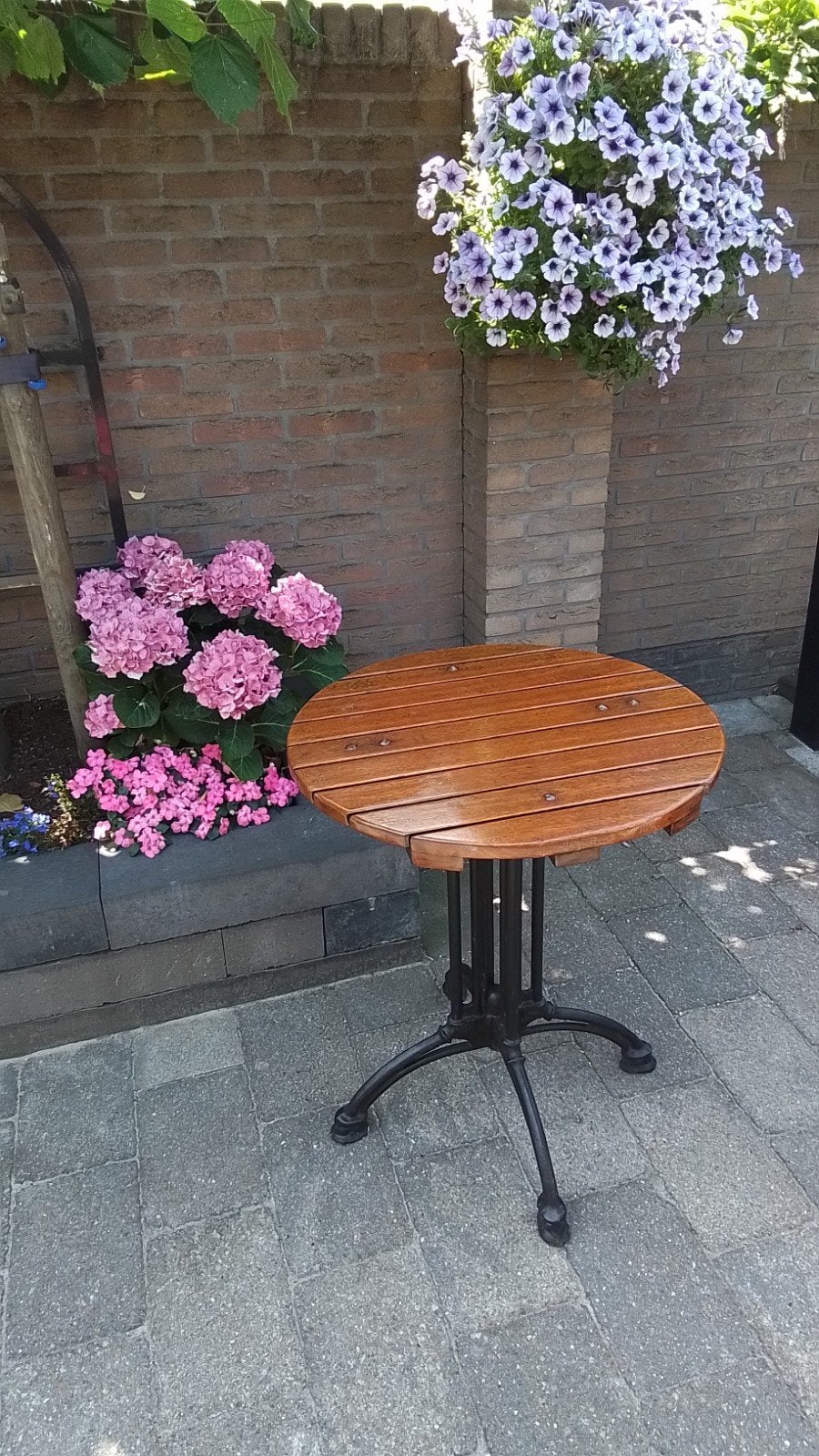 Unieke tuintafels., Ophalen, Rechthoekig, Metaal