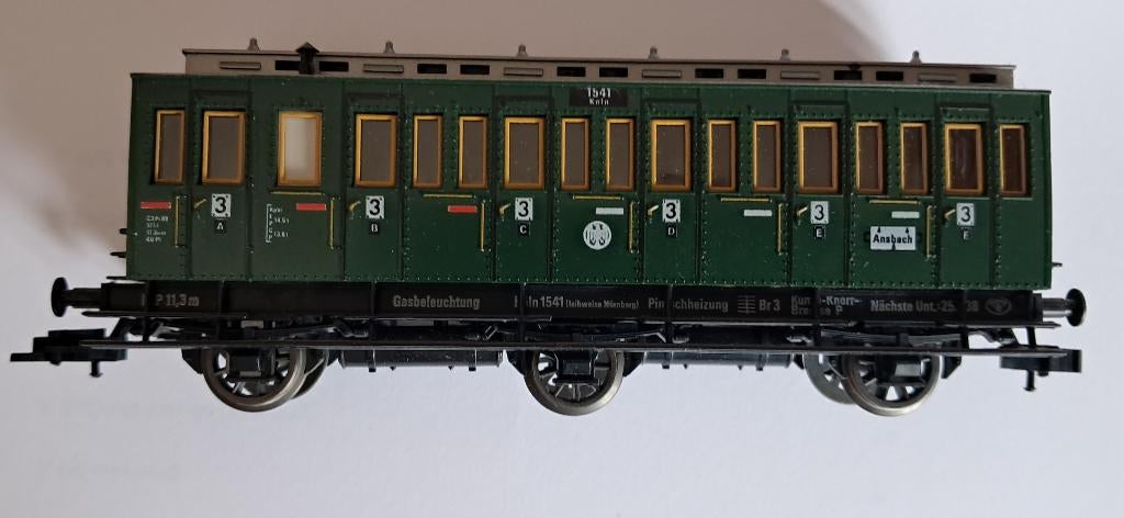 Personenrijtuig  5092, Gebruikt, Gelijkstroom, Fleischmann, Wagon
