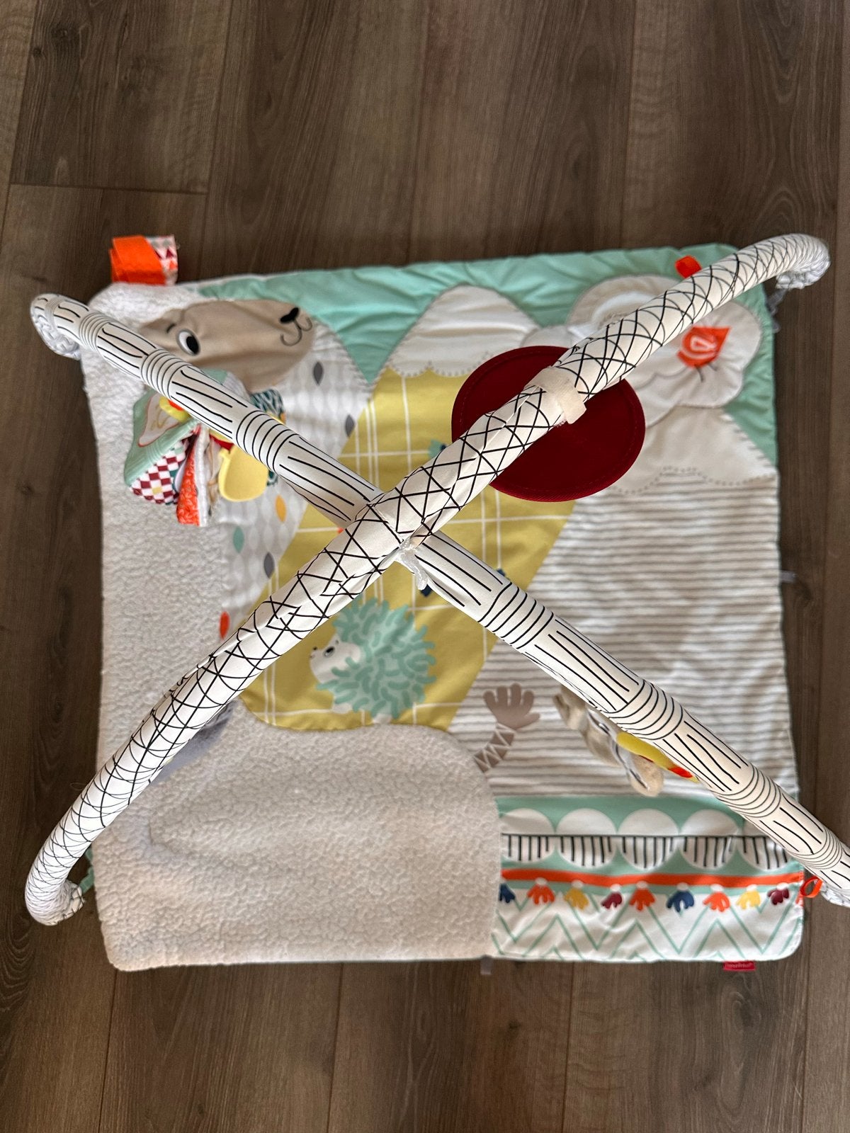Fisher-Price Speelkleed met babygym en tummy time kussen, Kinderen en Baby's, Speelgoed | Babyspeelgoed, Ophalen, Zo goed als nieuw