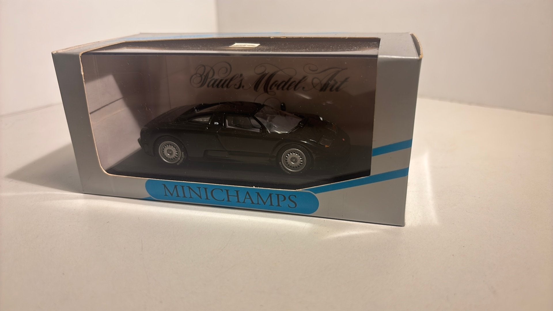 Bugatti eb110 black minichamps 1.43, Auto, Ophalen of Verzenden, MiniChamps, A