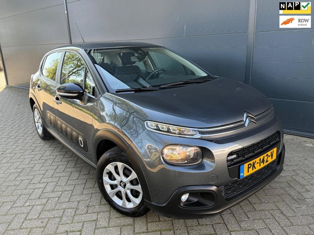 Citroen C3 1.2 PureTech/Navi/Carplay/Airco/cruise/parkeersen, Auto's, Citroën, 450 kg, Euro 6, 1199 cc, 82 pk