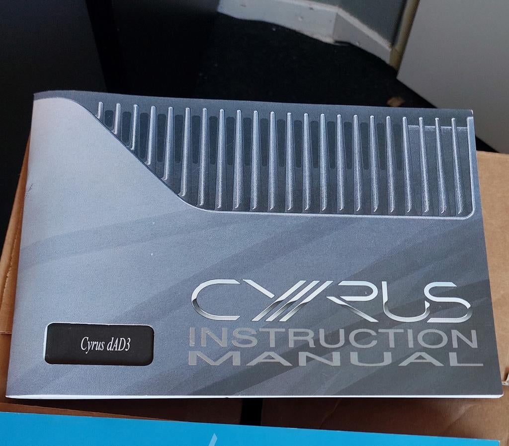Cyrus dad3 manual, Ophalen of Verzenden, Overige merken