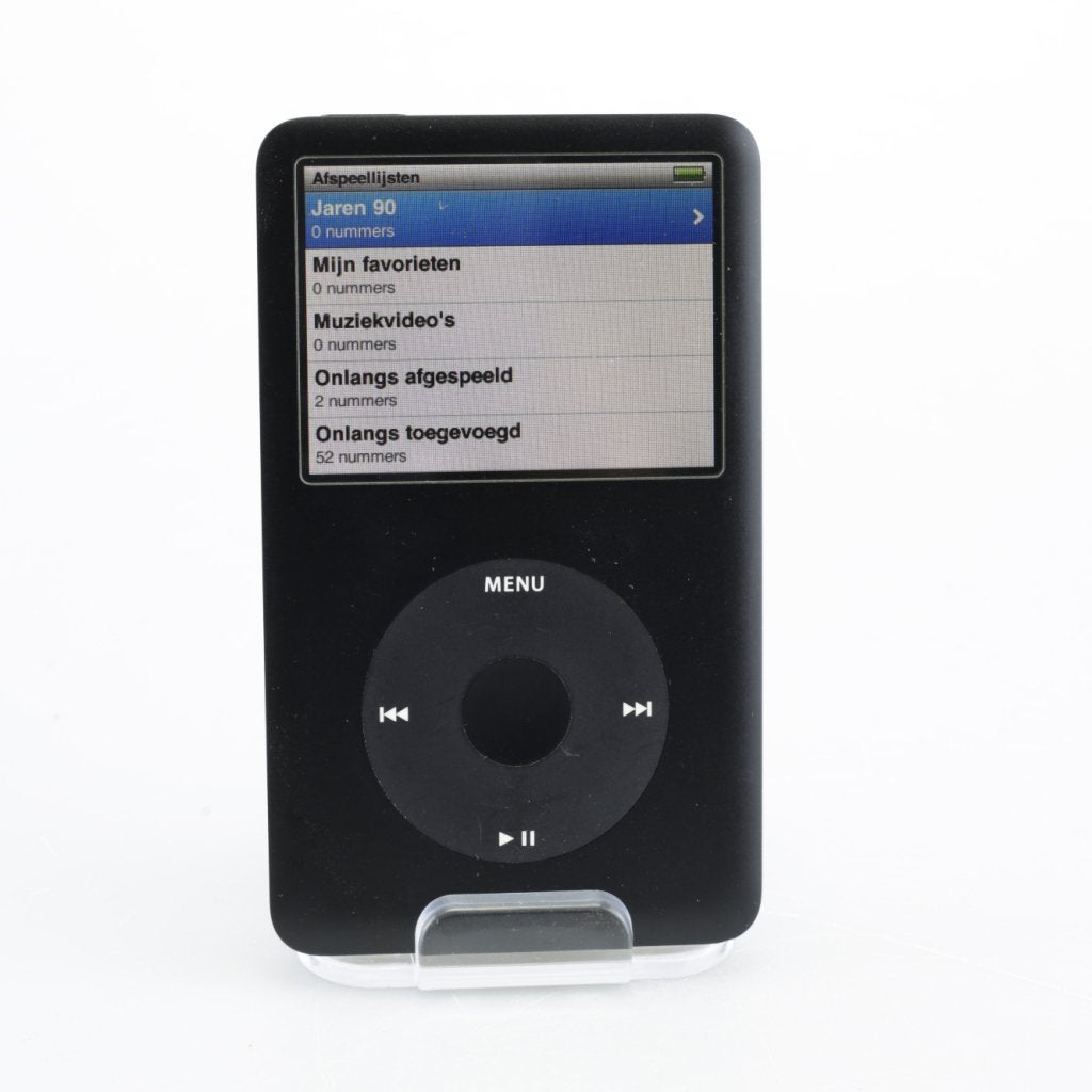 Apple iPod Classic 6e Gen 80GB Zwart, Apple, Gebruikt, Support@apple.com, One Apple Park Way
Cupertino, CA 95014
United States