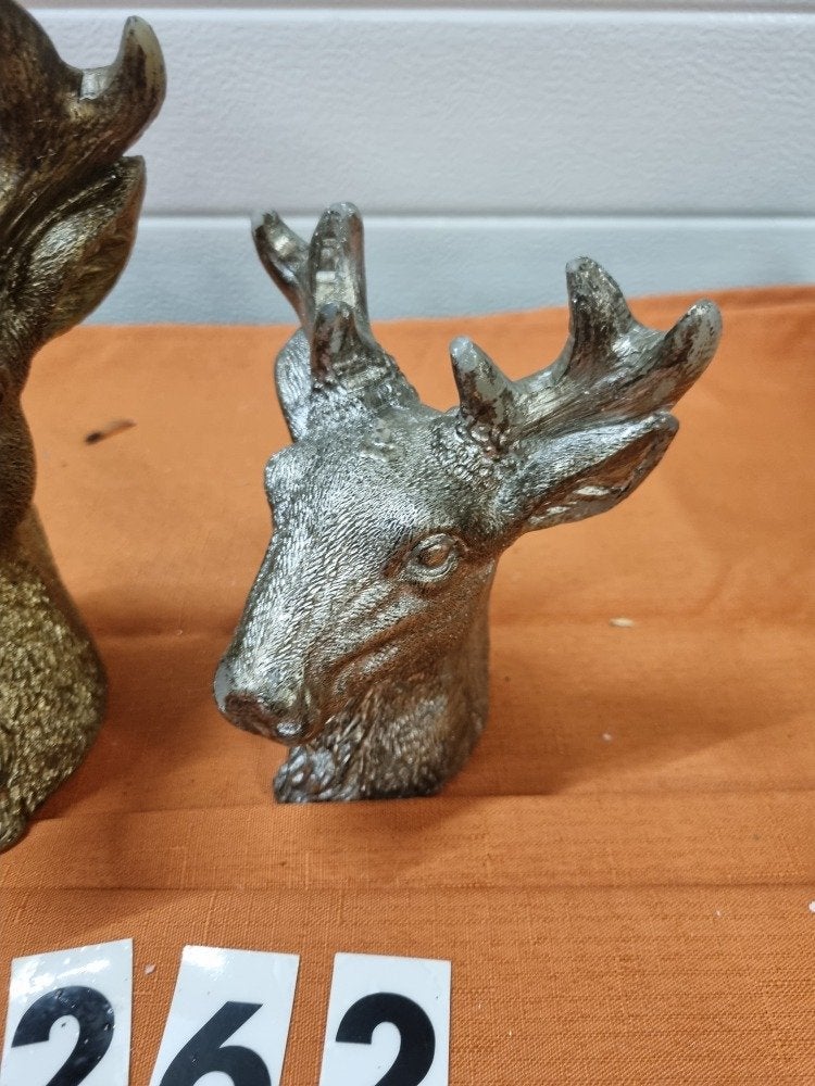 kaarsen herten koppen zilver goud 262b, Huis en Inrichting, Woonaccessoires | Kandelaars en Kaarsen, Ophalen of Verzenden, 'T Olde Gre-j