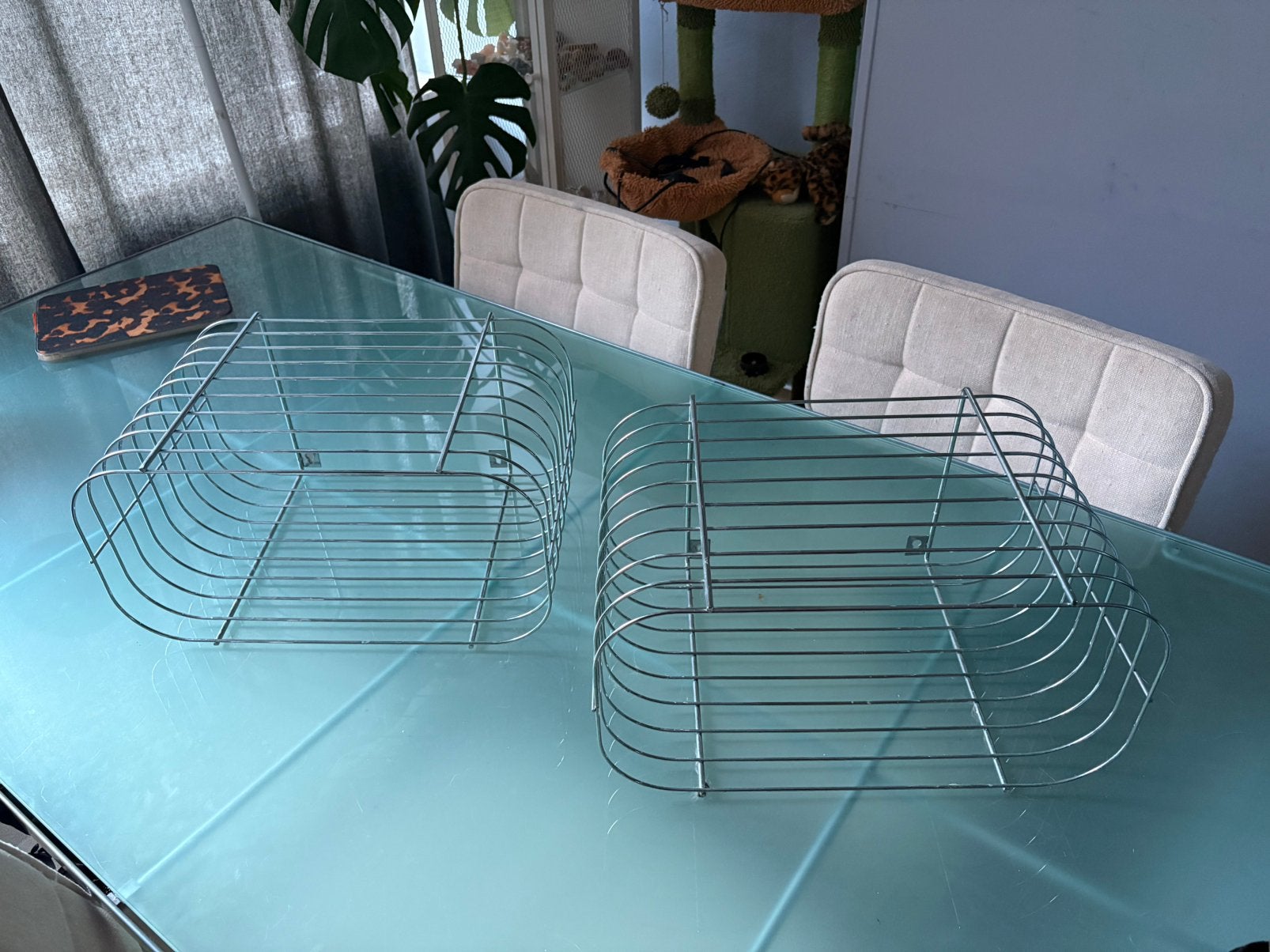 Super leuke chrome (wand)rekjes Jysk, Ophalen, Zo goed als nieuw, Eenpersoons, Minder dan 150 cm