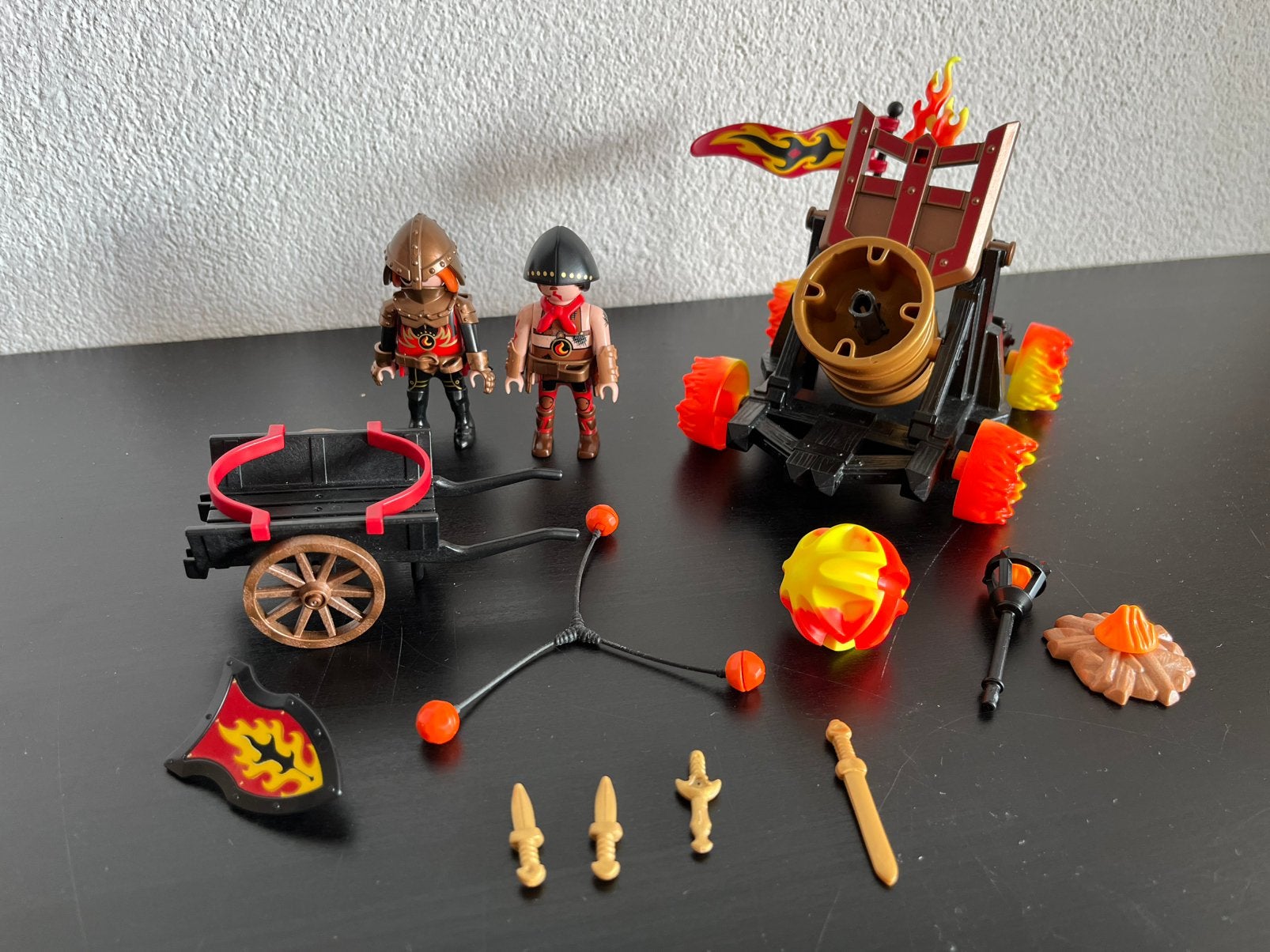 Playmobil Novelmore ridders met kanon 70394, Ophalen of Verzenden, Zo goed als nieuw, Complete set