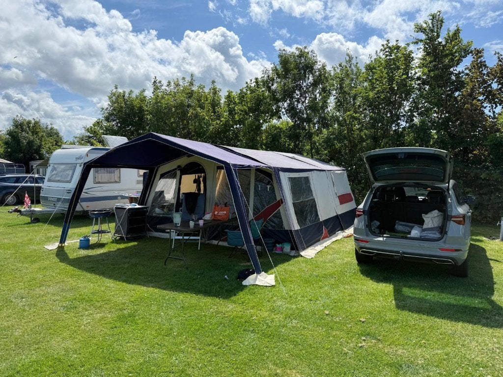 Jamet Arizona vouwwagen - Compleet en waterdicht! 6-8 pers., Ophalen, Blauw, Aanwezig, Meer dan 6