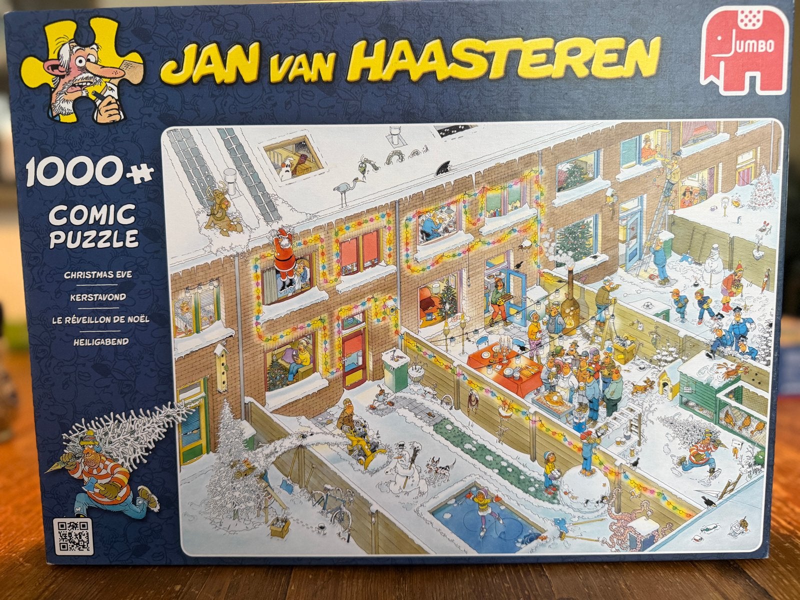 Jan van Haasteren Kerstavond Legpuzzel 1000+ stukjes, Ophalen, 500 t/m 1500 stukjes, Gebruikt, Legpuzzel