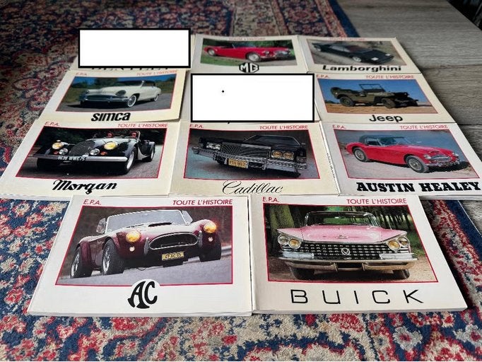 Toute L'Historie. M.G. Lamborghini, Simca, Jeep, Morgan, Cad, Diverse auteurs, Ophalen of Verzenden, Zo goed als nieuw, Overige merken