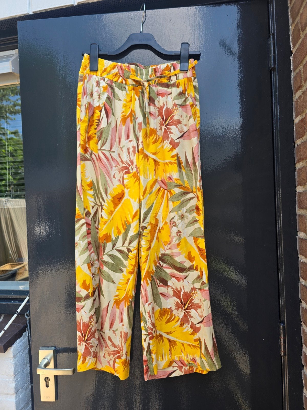 Soyaconcept fleurige zomerse zgan driekwart broek maat S 36, Kleding | Dames, Broeken en Pantalons, Overige kleuren, Soyaconcept