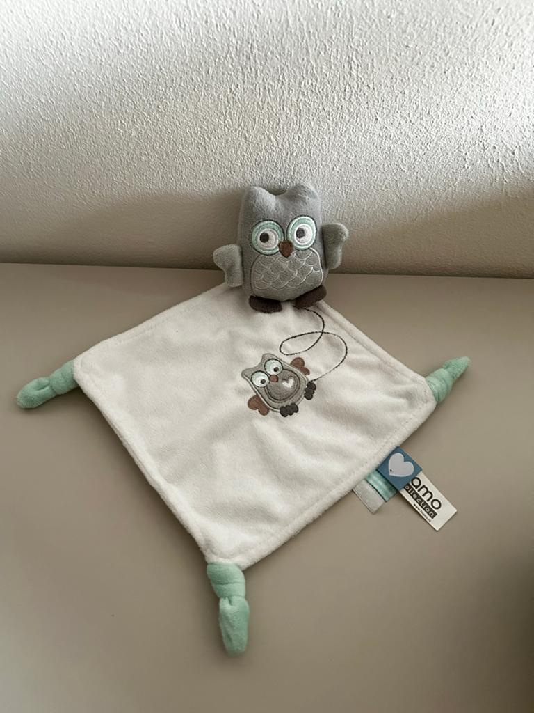 Tiamo Uil Knuffeldoekje - Zo goed als nieuw, Ophalen of Verzenden, Zo goed als nieuw, Overige typen