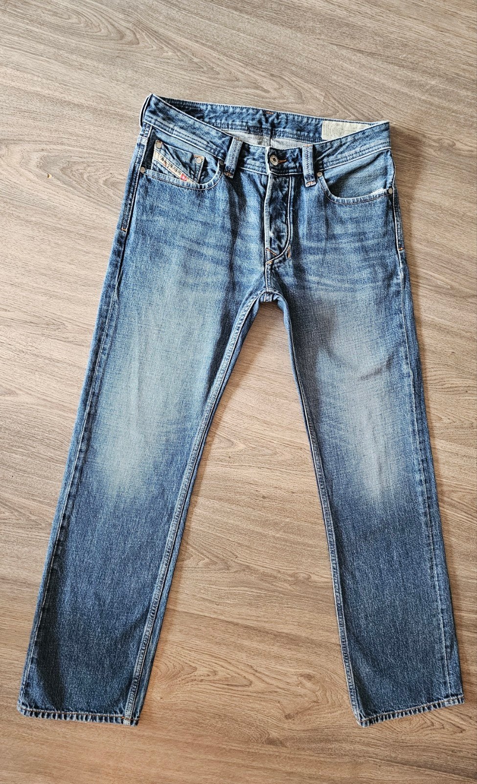 Diesel LARKEE - STRAIGHT - W28 L30 * 28x32 #D3802, Kleding | Heren, Spijkerbroeken en Jeans, Diesel, Blauw, Diesel, W32 (confectie 46) of kleiner