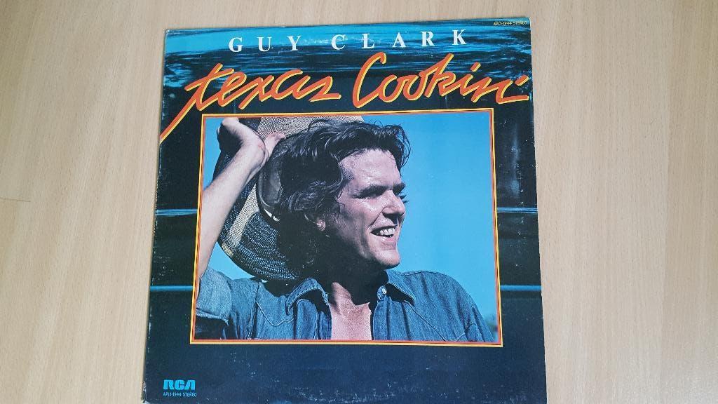 Guy Clark Texas Cookin" LP (USA)(Emmylou ,Rodney.Crowell, Ophalen of Verzenden, 1970 - 1979, Zo goed als nieuw, Inclusief binnenhoes