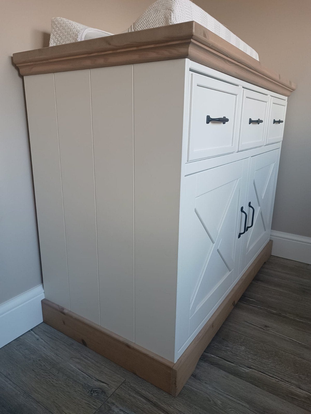 Complete Kidsmill babykamer: Ledikant, Commode en Kledingkas, Gebruikt, 70 tot 85 cm, 140 tot 160 cm, Ophalen