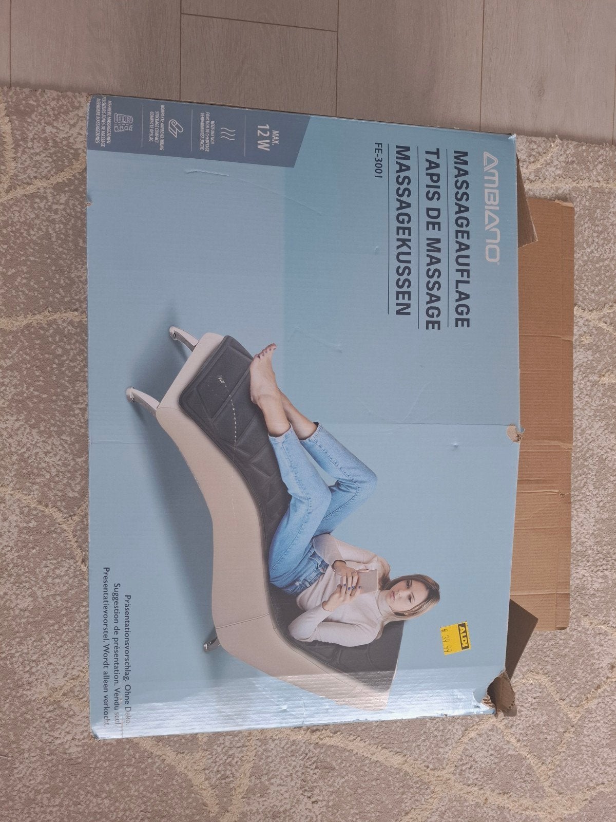 Nieuwe Ambiano Massagematras met Garantie, Ophalen of Verzenden, Nieuw, Massagestoel of Kussen