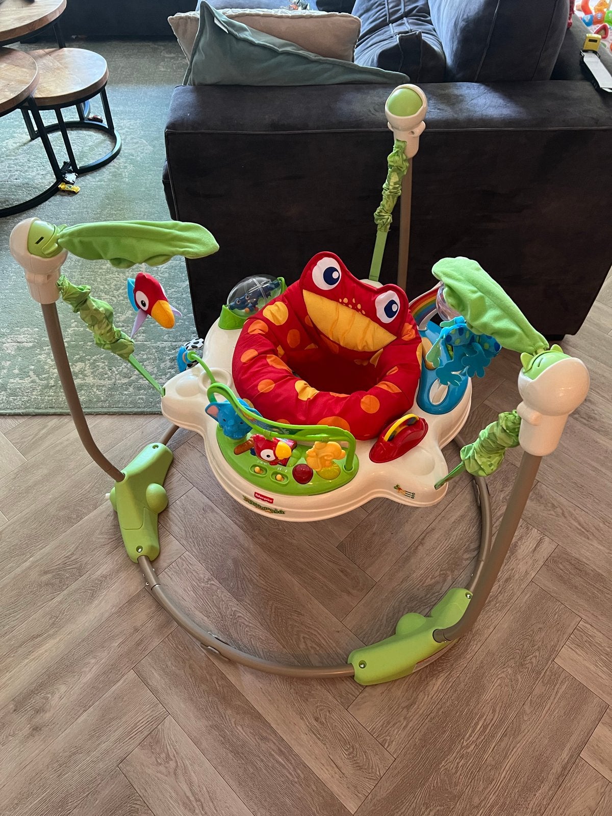 Fisher-Price Rainforest Jumperoo - Baby Activiteitencentrum, Kinderen en Baby's, Ophalen, Zo goed als nieuw, Overige typen, Met licht