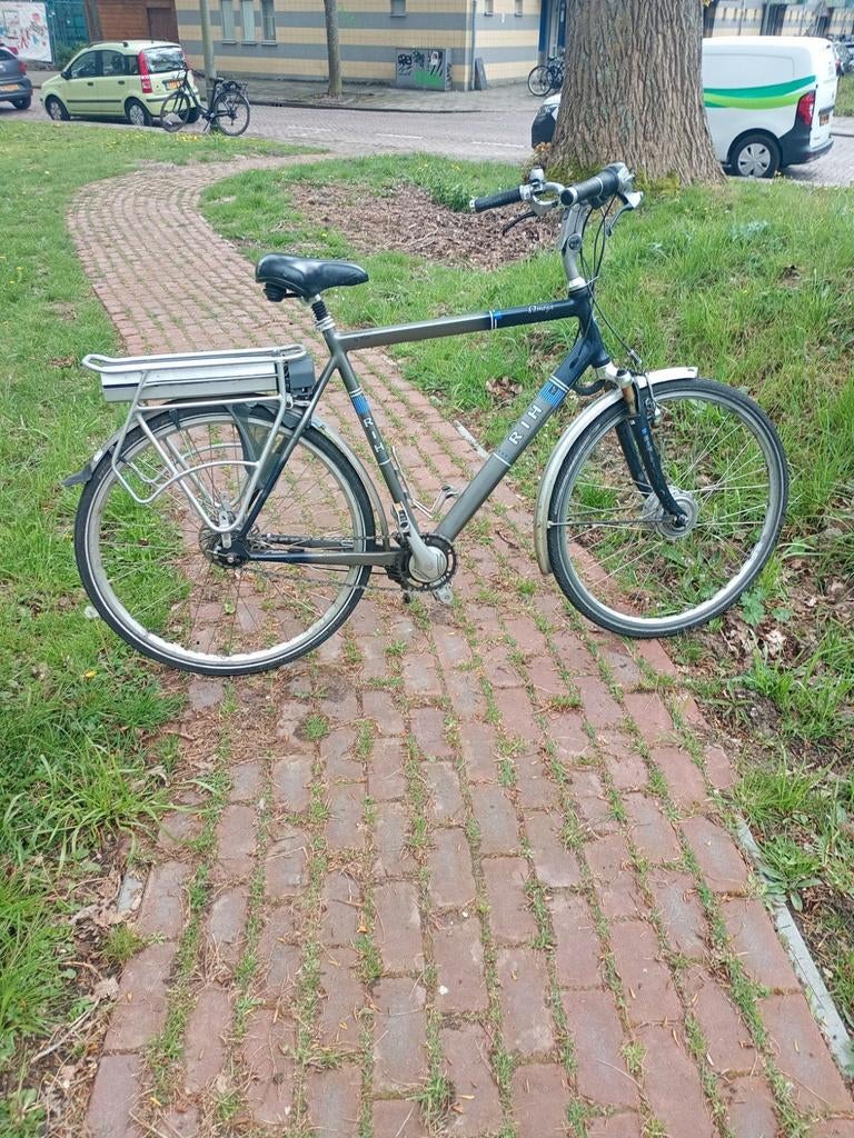 RIH heren fiets elektrische zonder accu, Ophalen of Verzenden