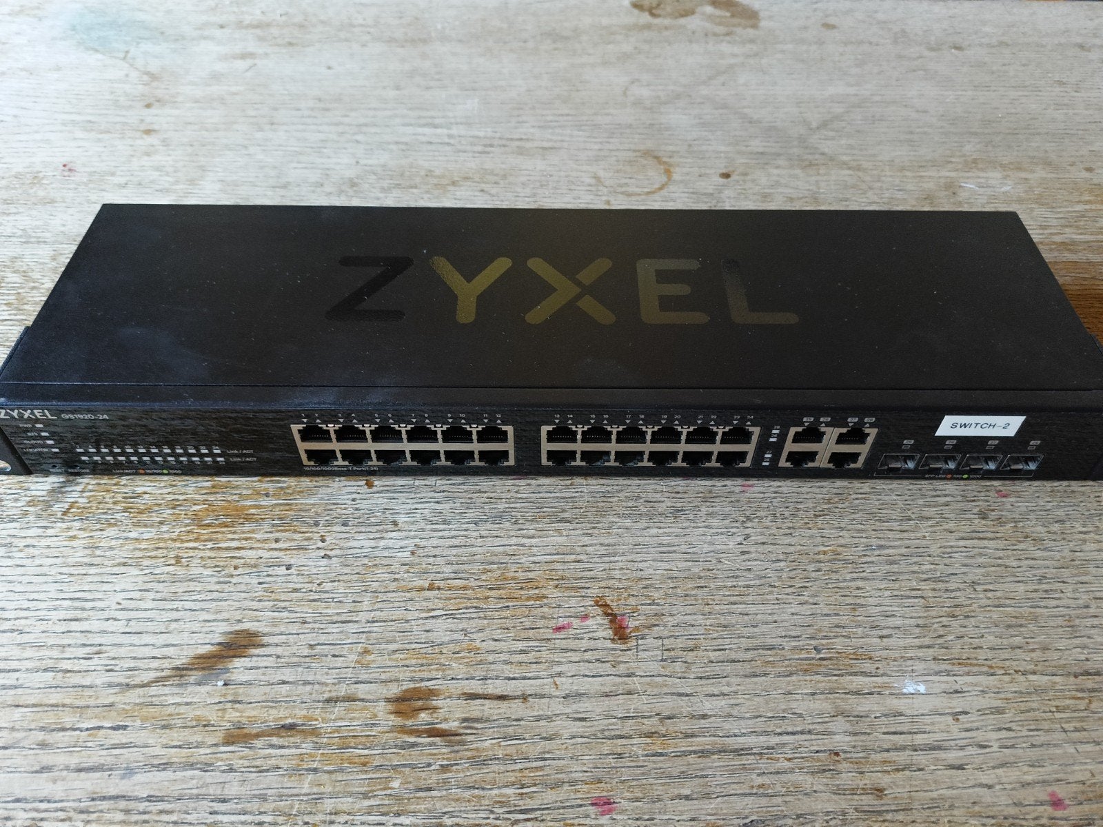 Zyxel GS1920-24v2 Gigabit Smart Managed Switch, Ophalen of Verzenden, Zo goed als nieuw