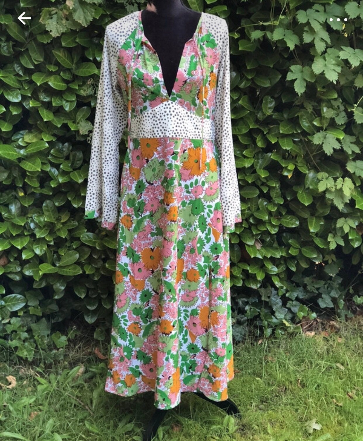 Jurk, veelkleurig met split, mt 40, Asos, Kleding | Dames, Jurken, Maat 38/40 (M), Meerkleurig, Ophalen of Verzenden, Zo goed als nieuw