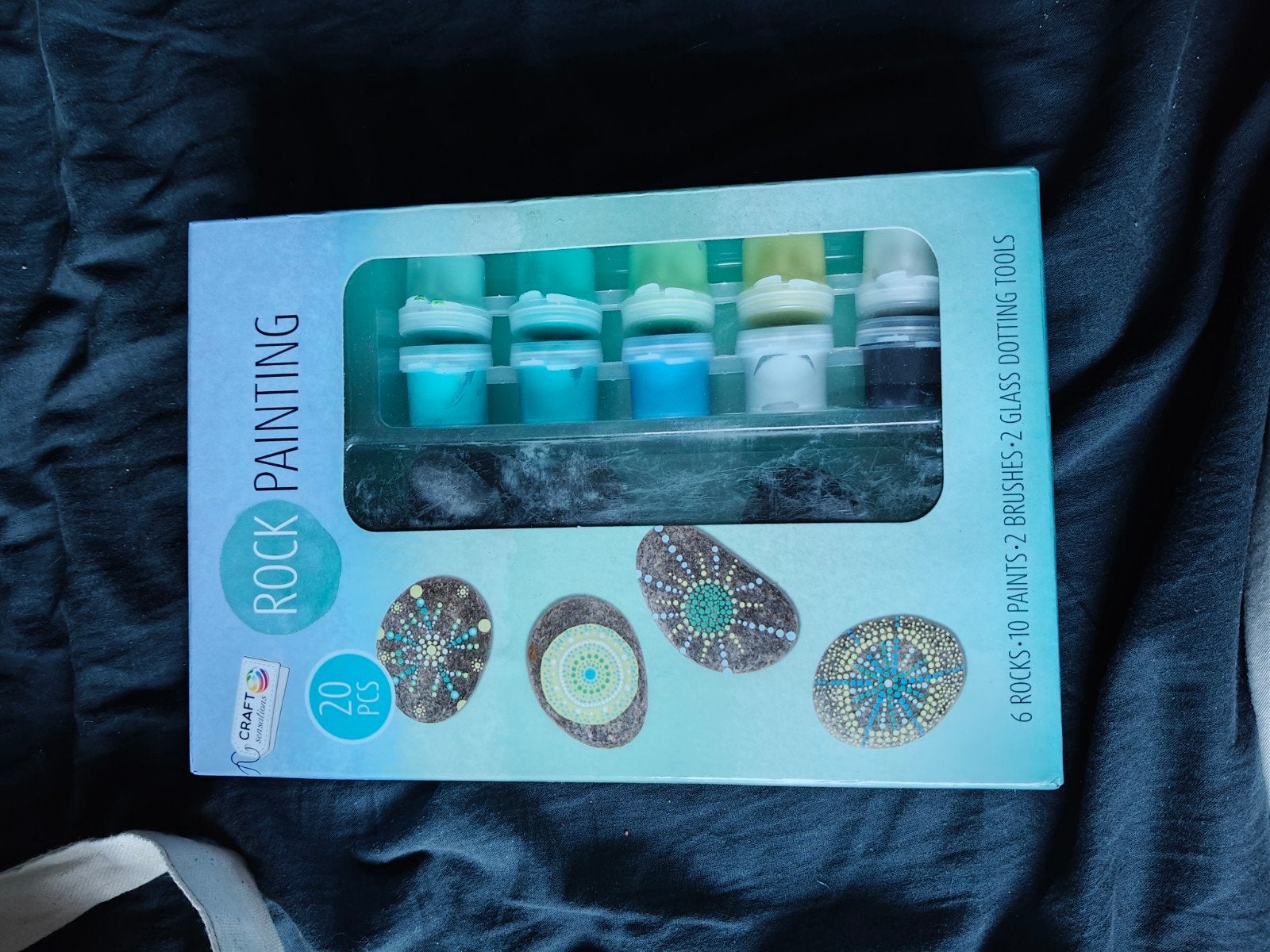 Rock Painting Set - 20-delig knutselpakket, Ophalen of Verzenden, Nieuw, Overige typen