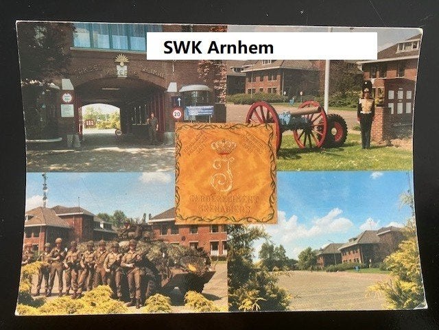 Kaart ongelopen Garde regiment Grenadiers Arnhem, Verzamelen, Militaria | Algemeen, Ophalen of Verzenden, Landmacht, Nederland
