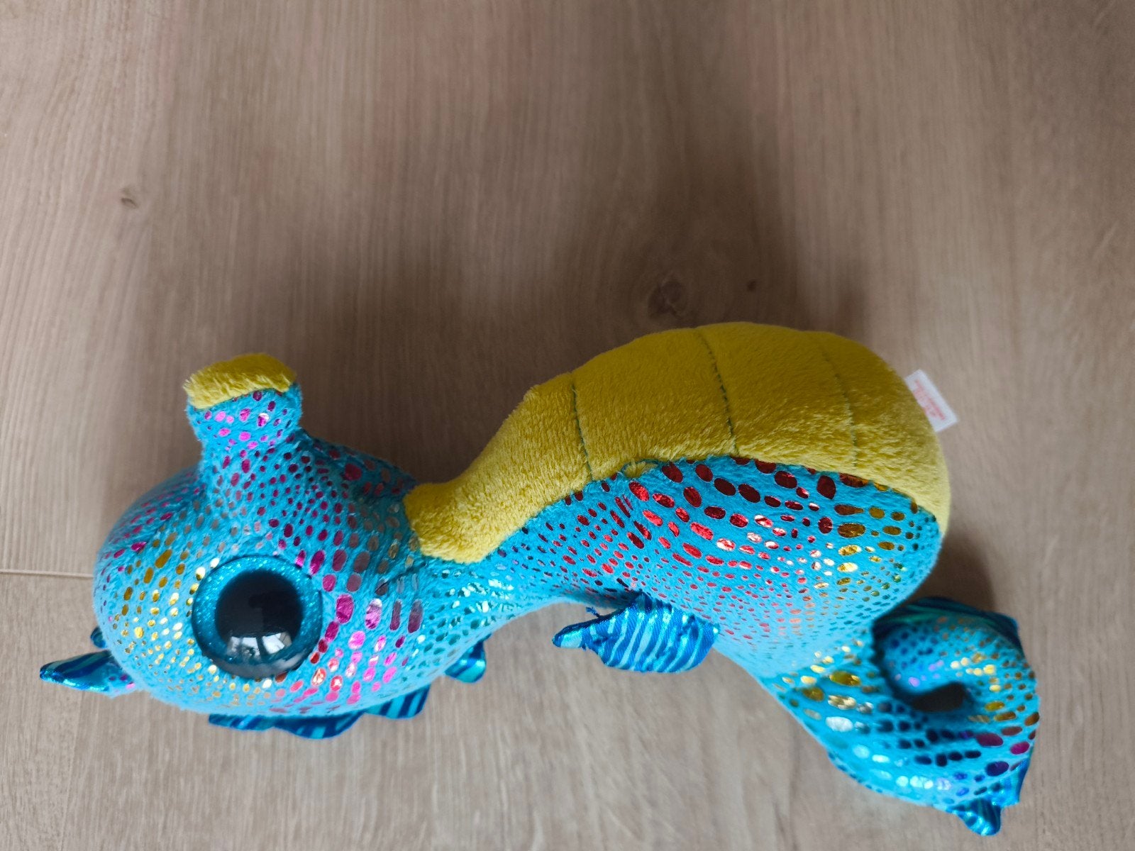 Schattig zeepaard knuffeltje - Zo goed als nieuw, Ophalen, Overige typen, Blauw, Zo goed als nieuw