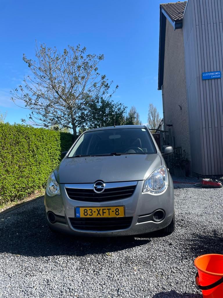 Opel Agila 1.0 12V 2012 Grijs, Auto's, 31 €/maand, Origineel Nederlands, Handgeschakeld, Particulier