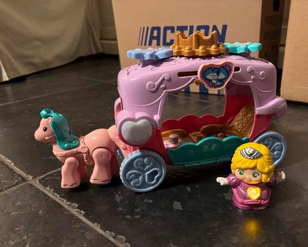 VTech Vrolijke Vriendjes Magische Koets & Prinses Pien, Kinderen en Baby's, Speelgoed | Vtech, Gebruikt, Ophalen of Verzenden