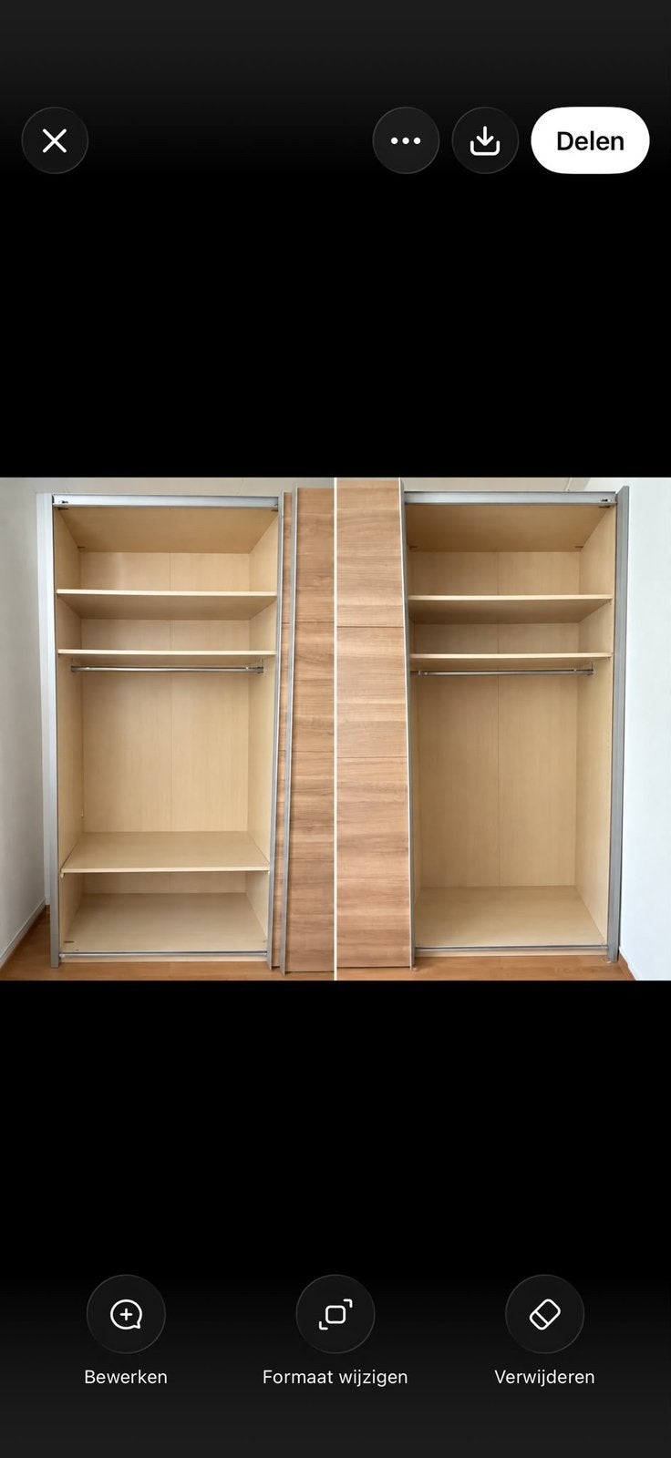 Kledingkast, Ophalen of Verzenden, Zo goed als nieuw, 50 tot 75 cm, 150 tot 200 cm