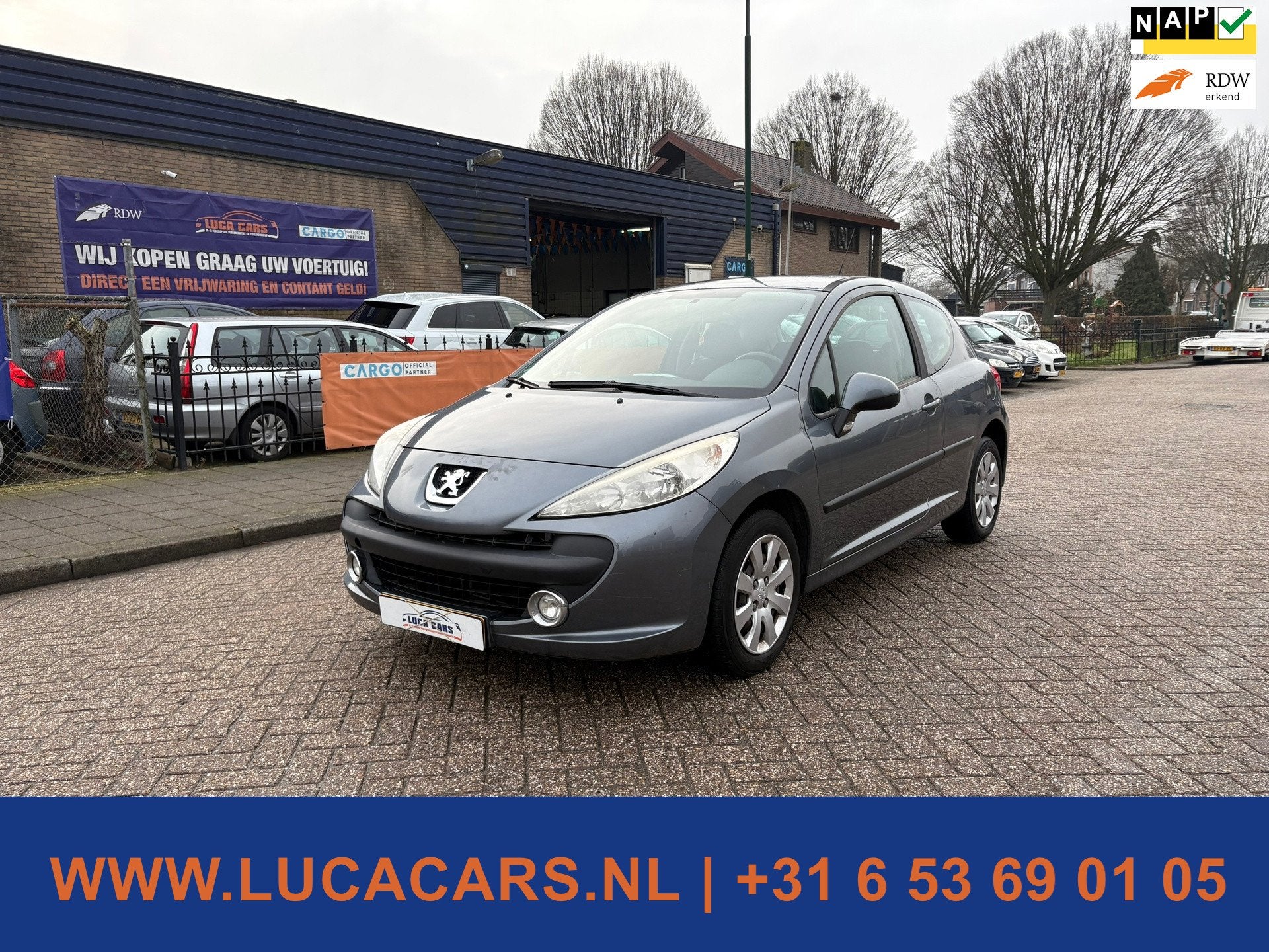 Peugeot 207 1.4 VTi Look NIEUWE APK!, Auto's, Peugeot, Voorwielaandrijving, Gebruikt, 49 €/maand, Origineel Nederlands