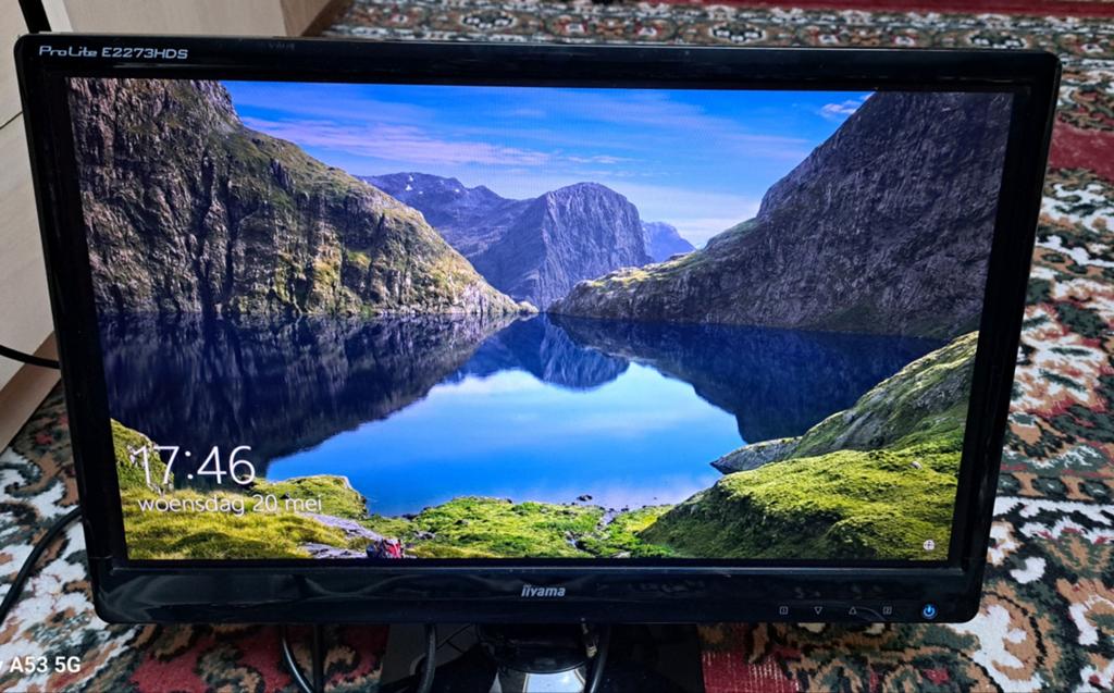 IIYAMA MONITOR 22 inch, Computers en Software, Monitoren, Ophalen, Full HD, 60 Hz of minder