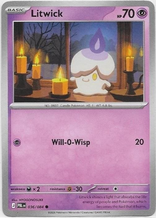Pitch Black,  Litwick [common] 36/84, Verzenden, Nieuw, Losse kaart