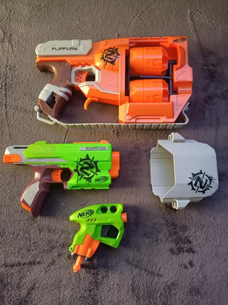 Nerf Collectie, 6 Blasters inc. Stryfe, FlipFury, Ophalen