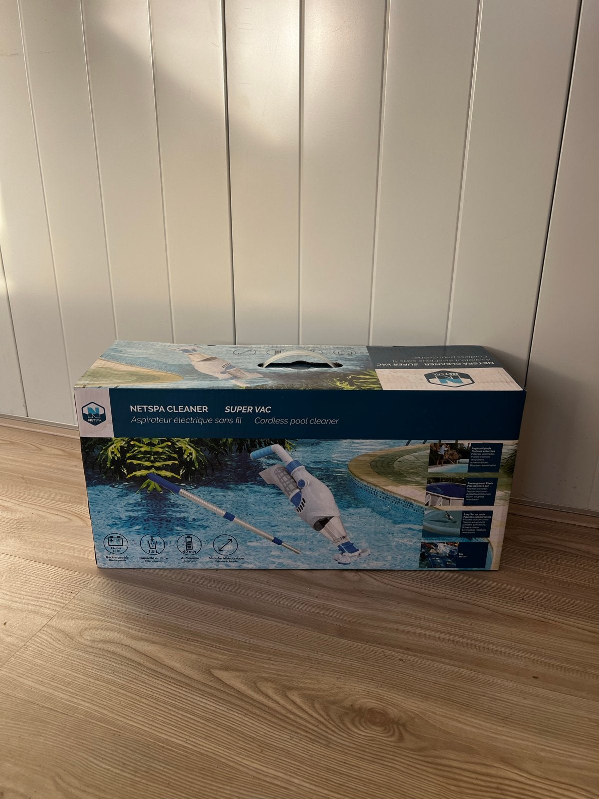 NETSPA CLEANER SUPER VAC Draadloze Zwembad spa stofzuiger, Tuin en Terras, Zwembad-toebehoren, Nieuw, Overige typen, Ophalen